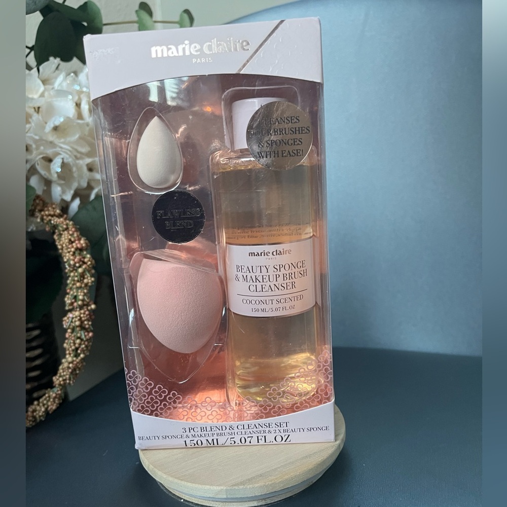 💋Marie Claire Sponge & Cleanser Set